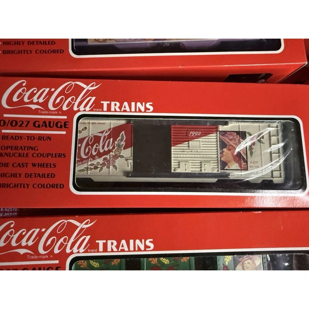 K-Line 1996 The Coca Cola Train Set For All Seasons k-1614A  0-27 Gauge